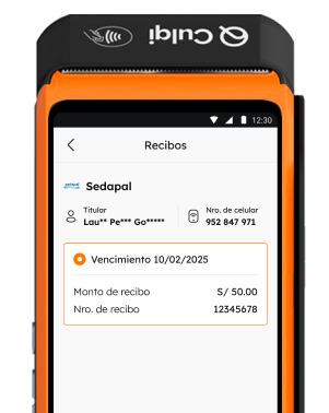 Consulta a tu cliente el monto a pagar (ej: S/50.00).