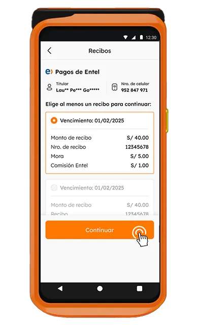 Escoge el tipo de servicio